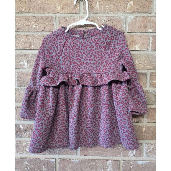 Pastourelle by Pippa and Julie Leopard Top, Girls Size 4 - Picture 1 of 3